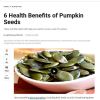 6 Health Benefits of Pumpkin Seeds and Finest Pumpkin Seed Oil