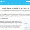 Nine amazing benefits of Styrian Pumpkinseed Oil