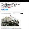 The Charm of Austrian Finest Pumpkin Seed Oil