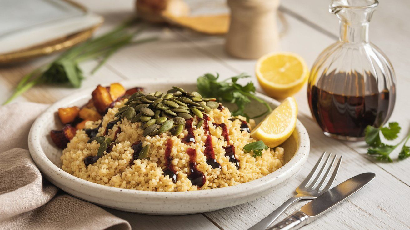 Picture Couscous with Roasted Pumpkin Seeds