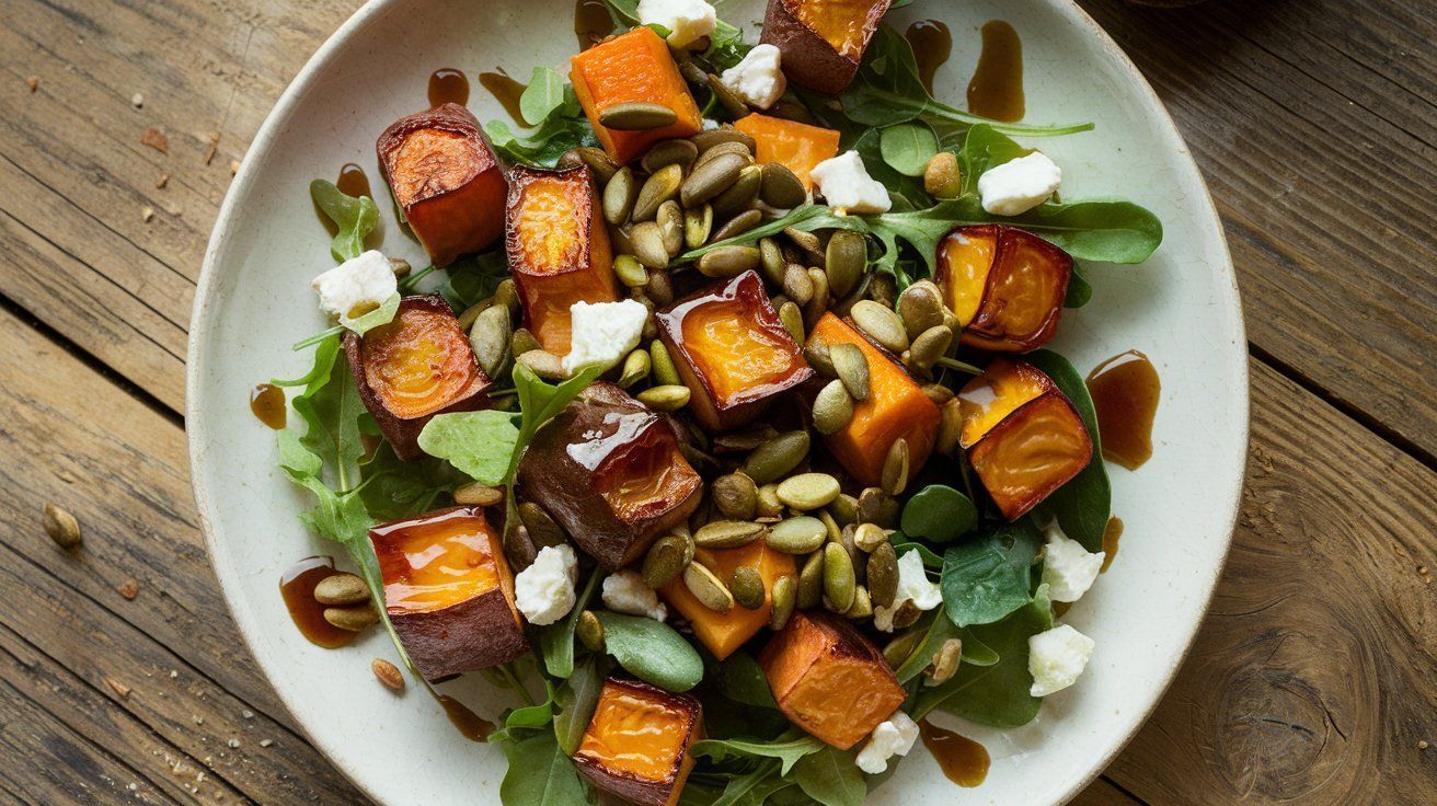 Picture Roasted Delicata Squash Salad 