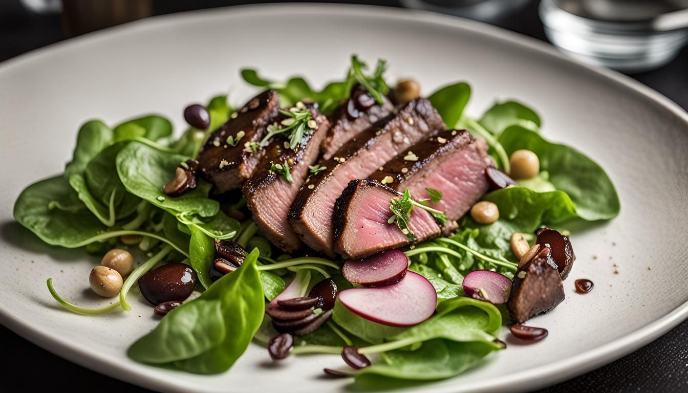 Picture Chicken Liver with Lamb‘s Lettuce