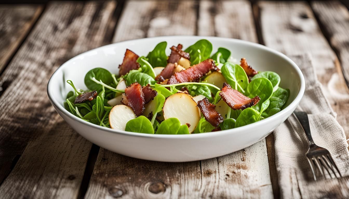 Picture Potatoes-Corn Salad with Ham and Pumpkinseed Oil Dressing