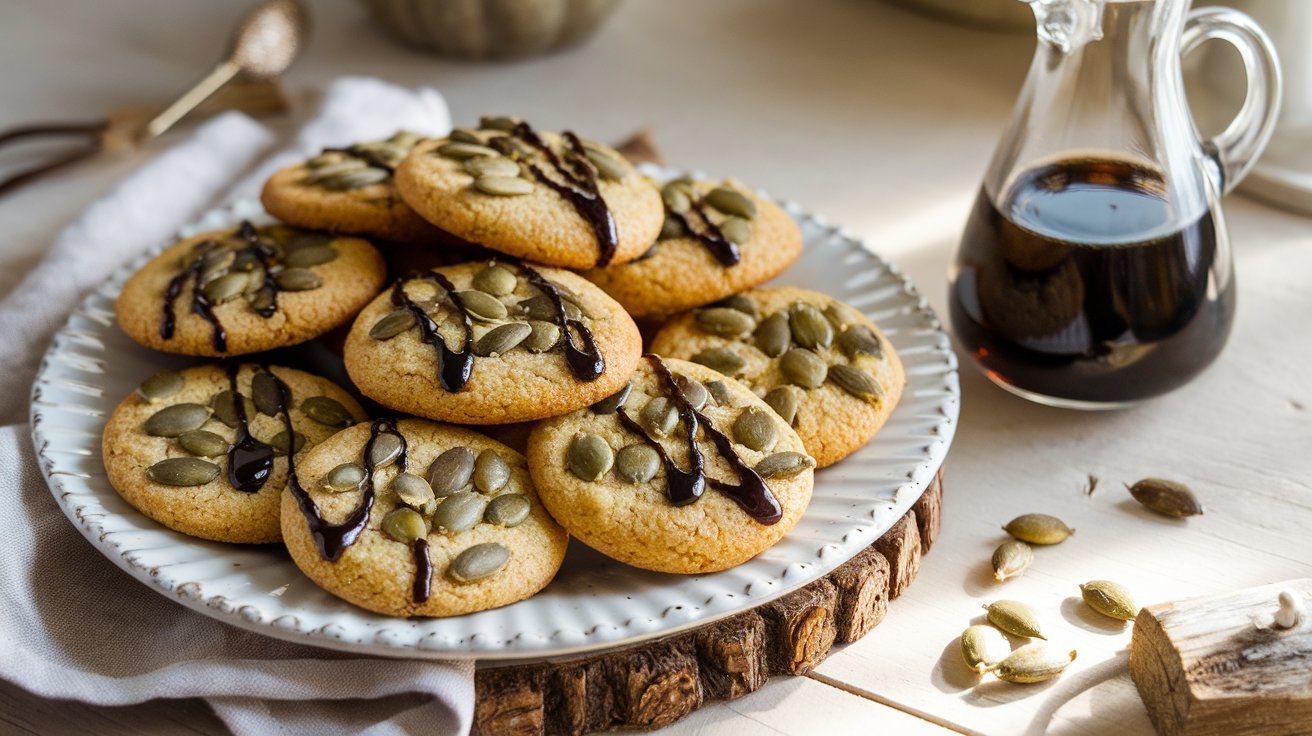 Picture Biscuits with Pumpkin Seeds