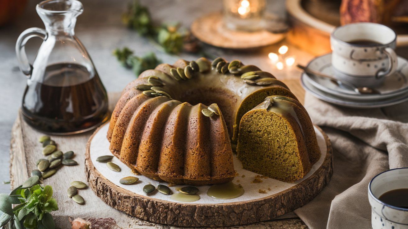 Picture Pumpkin Seed Ring Cake