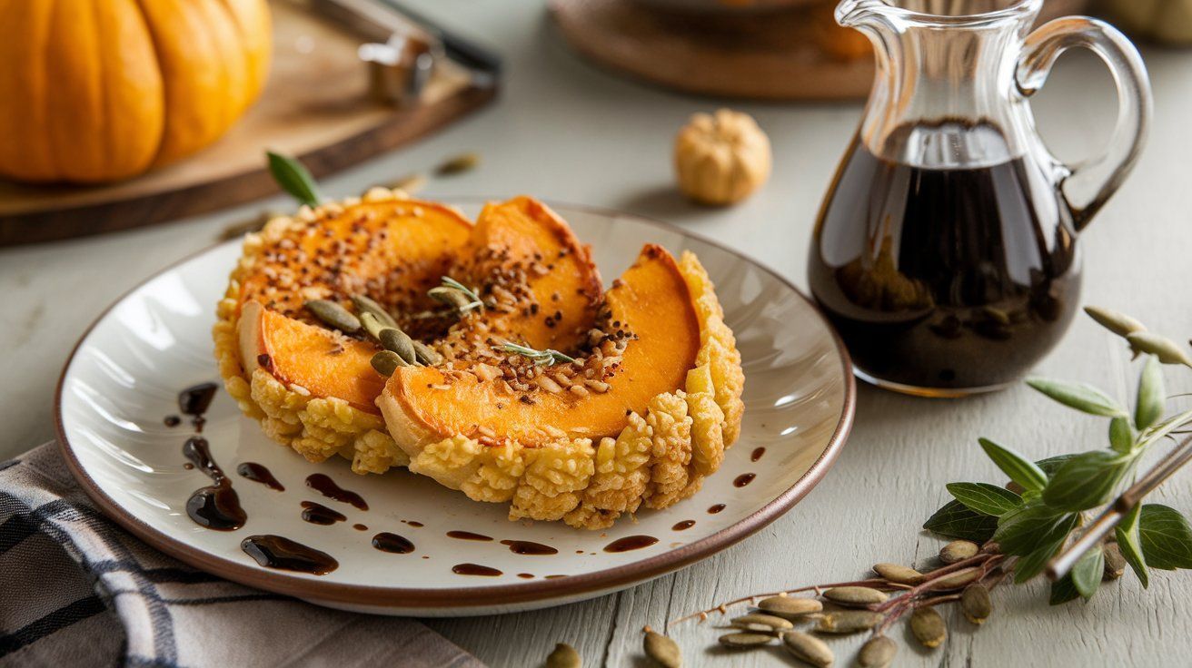 Picture Pumpkin in Potato Crust