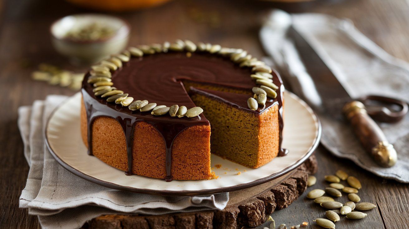 Picture Pumpkin Seed Cake I