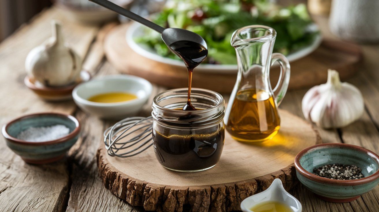 Picture Pumpkin Seed & Garlic Salad Dressing