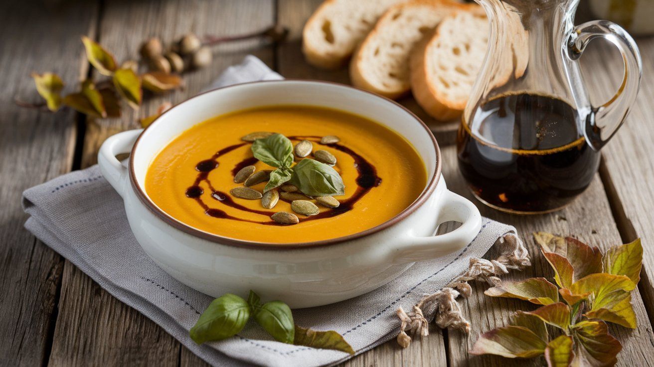 Picture Pumpkin Soup with Basil