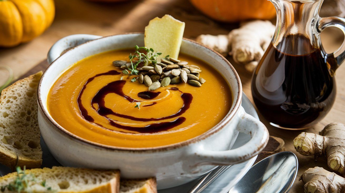 Picture Spiced Pumpkin Soup with Ginger